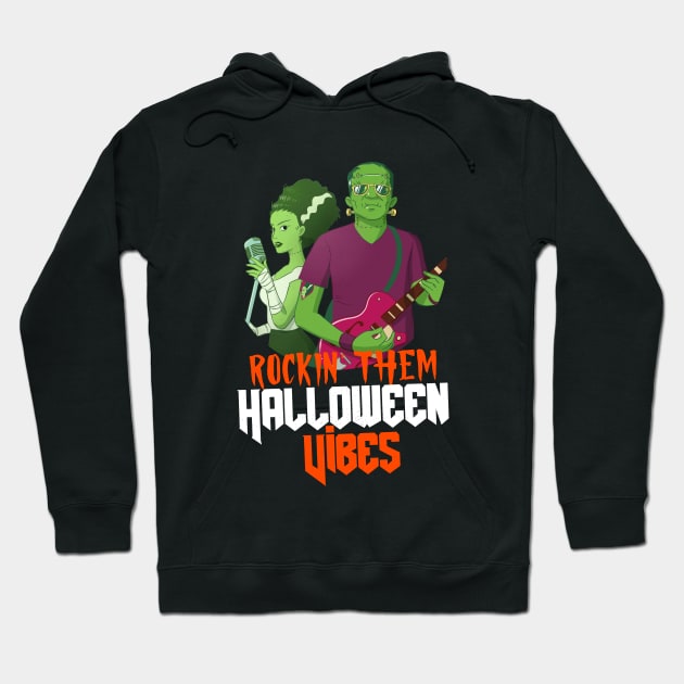 Rockin' Them Halloween Vibes Hoodie by MCAL Tees